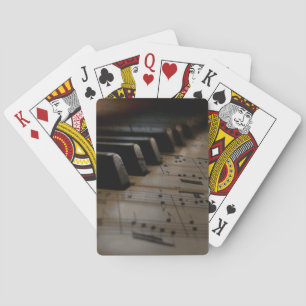 Cartes Antique Musique Piano Keys Bicyclettes de jeu