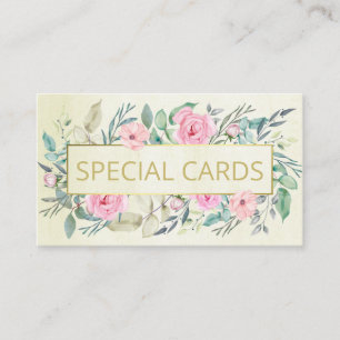 Cartes artisanales Vintages à cadres floraux Scrap