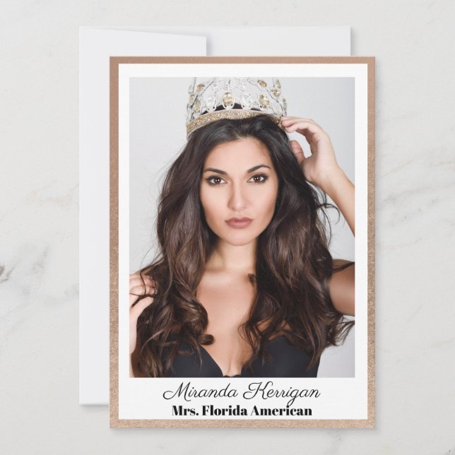 Cartes auto du concours de bronze d'or (Devant)