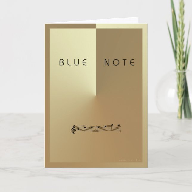 Cartes BLEU NOTE (Devant)