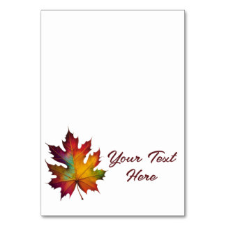 Cartes Buffet Thanksgiving - Étiquettes Alimentair