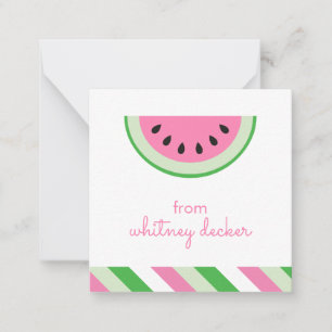 Cartes Cadeau Pink Watermelon Stripes