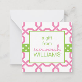 Cartes Cadeaux Lattice & Grosgrain