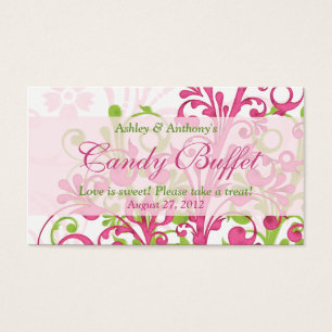 Cartes-cadeaux Mariage Rose Vert Floral