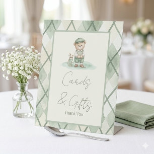Cartes & Cadeaux Panneau Fête de Naissance Golf S