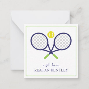 Cartes Cadeaux Personnalisées Racquettes De Tennis