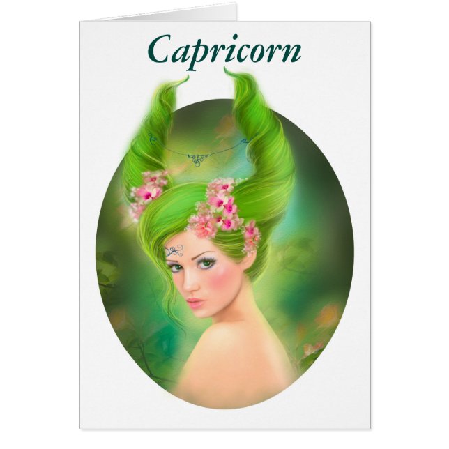 Cartes Capricorne zodiac (Devant)