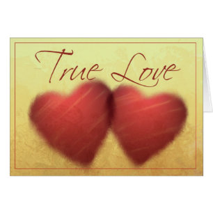 Cartes cardiaques Véritable amour