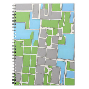 Cartes Carnet spiral - Bleu