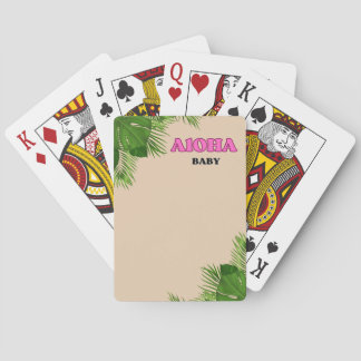 Cartes Carte de jeu Aloha Baby