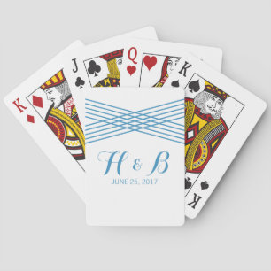 Cartes Carte de jeu Blue Modern Deco