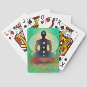 Cartes Carte de jeu classique de yoga de méditation