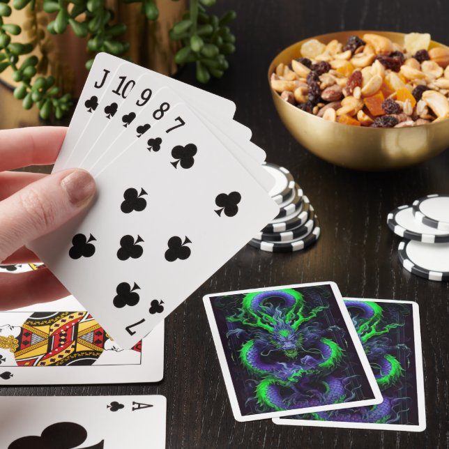 Cartes Carte de jeu classique face Dragon (In Situ)