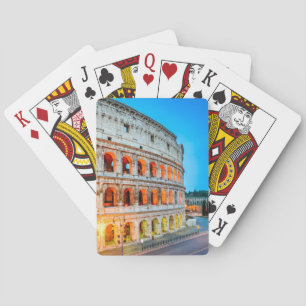 Cartes Carte de jeu Colisée Rome Italie