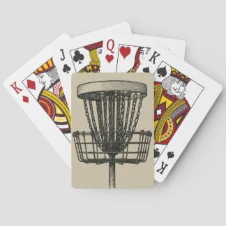 Cartes carte de jeu de golf sur disque