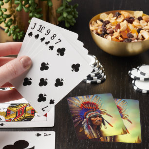 Cartes Carte de jeu des Ojibwe d'Amérique