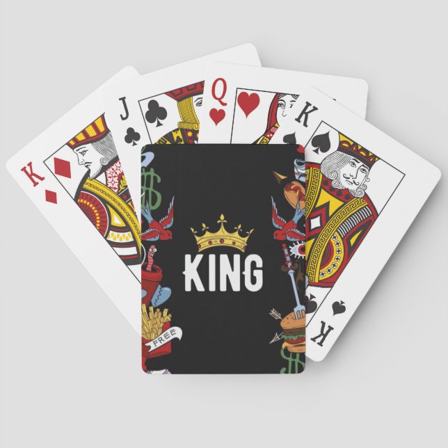 Cartes Carte de jeu King classique (dos)