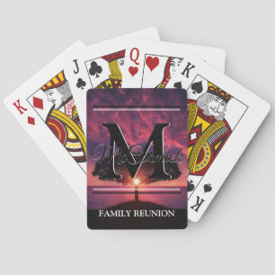Cartes Carte de jeu personnalisée Retrouvailles familiale
