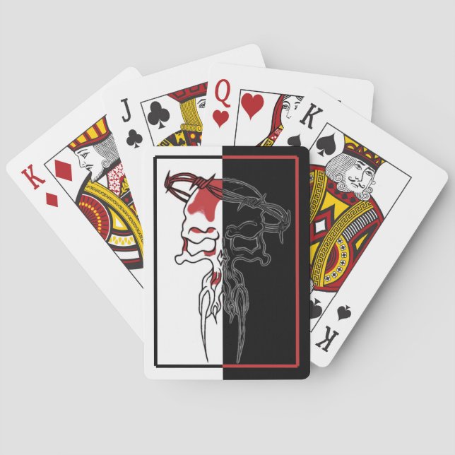 Cartes carte de jeu pour vélos à crâne (dos)