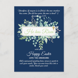 Cartes catholiques de PÂQUES Citation de versets r