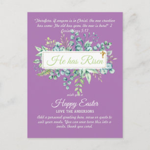 Cartes catholiques de PÂQUES Citation de versets r