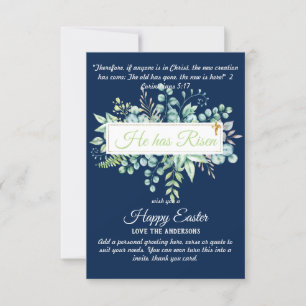 Cartes catholiques de PÂQUES Citation de versets r