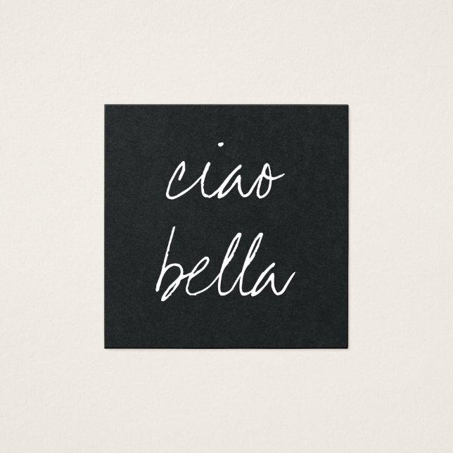 Cartes Ciao Bella (Devant)