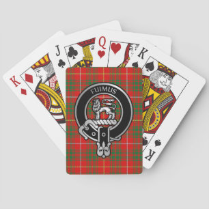 Cartes Clan Bruce Crest & Tartan Bicyclettes de jeu