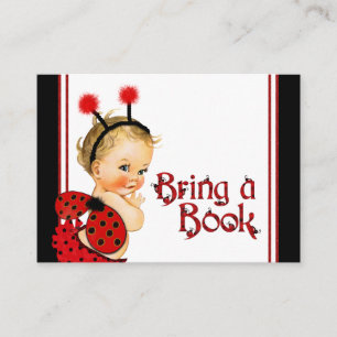Cartes coccinelle apporte un livre Blonde