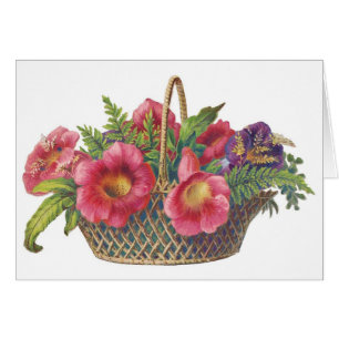 Cartes colorées en arrangement floral