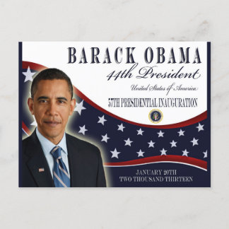 Cartes commémoratives Obama Inauguration 2013