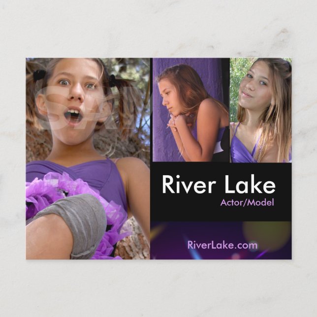 Cartes composites 2 faces - Captures de tête d'act (Devant)