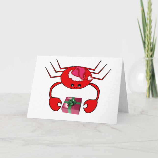 CARTES CRAB XMAS (Devant)