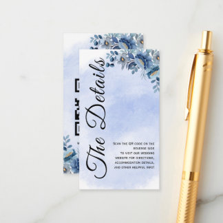 Cartes d'accompagnement de mariage Fleur de Rose B