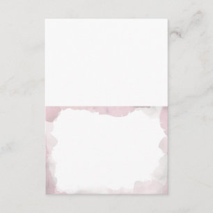 Cartes d'accompagnement pliées de mariage rose blu