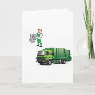 Cartes d'accueil Trac à ordures