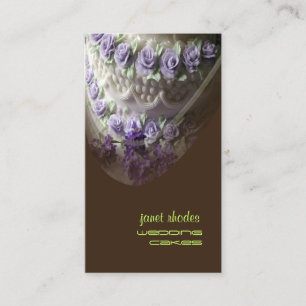Cartes d'affaires du chef pâtissier, chocolat noir