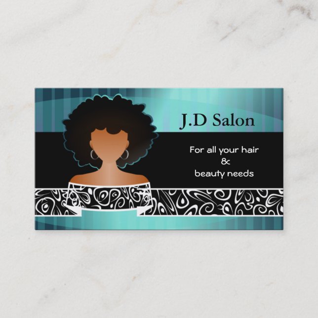 Cartes d'affaires Hair Salon (Devant)