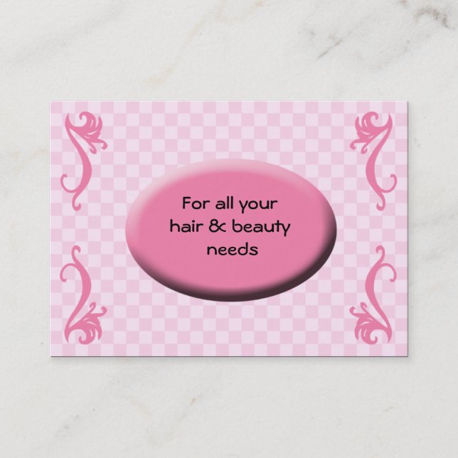 Cartes d'affaires Hair Salon (Devant)