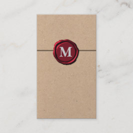 Cartes d'affaires Monogramme