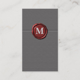 Cartes d'affaires Monogramme