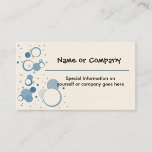 Cartes d'affaires ou de profil de concepteur