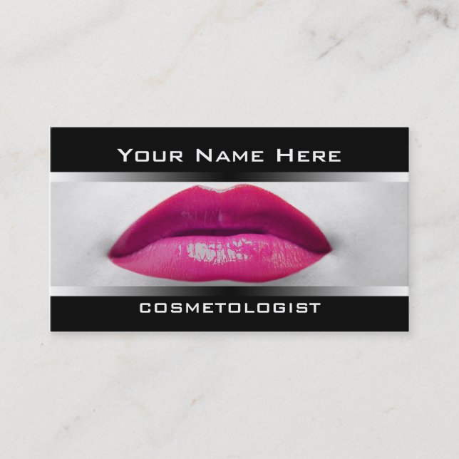 Cartes D'Affaires Pour Cosmetologues (Devant)