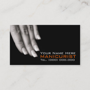 Cartes D'Affaires Pour Salons À Ongles