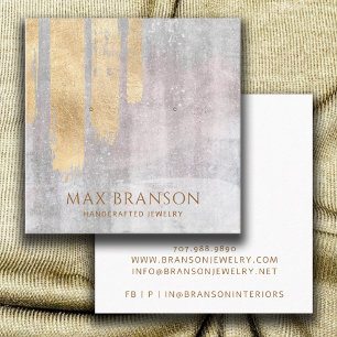 Cartes d'affichage Abstraites Gold Pink Jewelry De