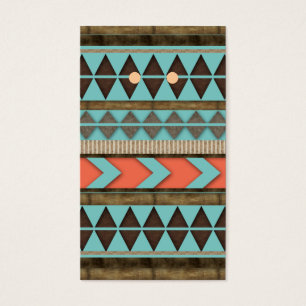 Cartes d'affichage artisanales Cool Aztec Motif