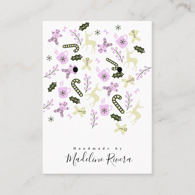 Cartes d'affichage Motif de Noël (Devant)