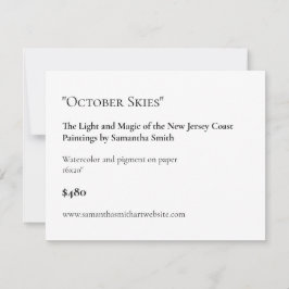 Cartes d'affichage personnalisables des spectacles