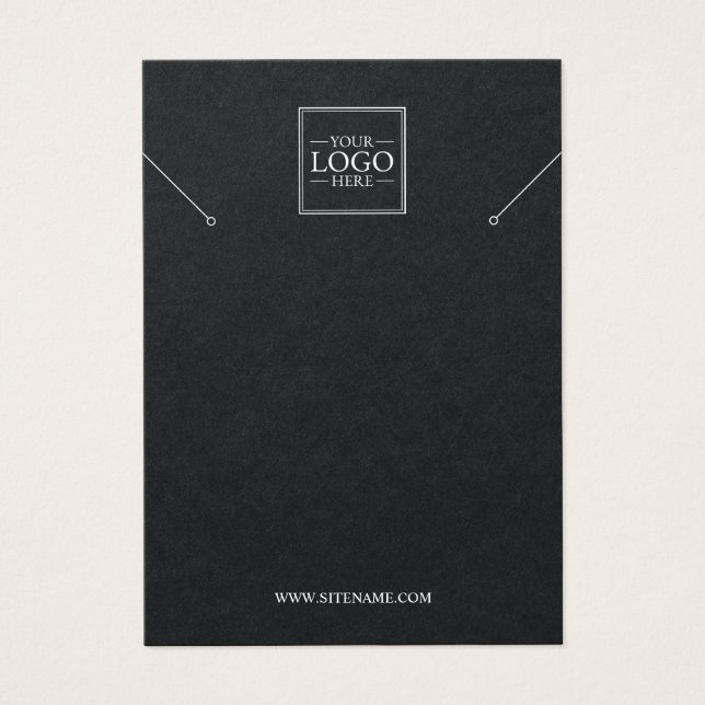 Cartes d'affichage personnalisées du logo de l'ent (Devant)
