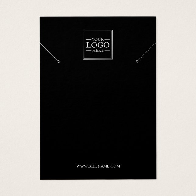 Cartes d'affichage personnalisées du logo de l'ent (Devant)